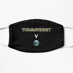 TommyInnit Face Masks - Tommyinnit above the world - Minecraft Flat Mask RB2805