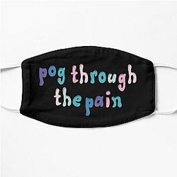 TommyInnit Face Masks - TommyInnit : pog through the pain Flat Mask RB2805