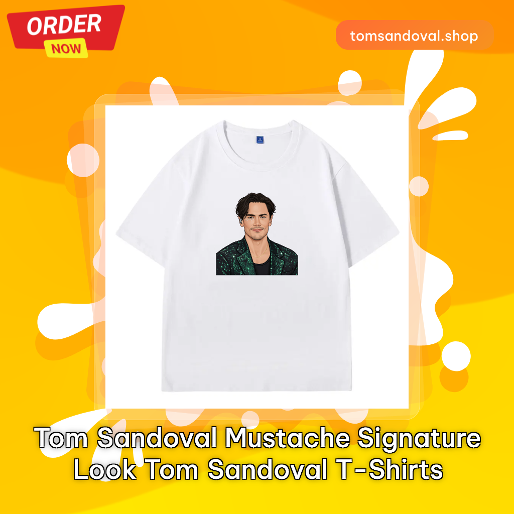 Tom Sandoval Mustache Signature look Tom Sandoval T-Shirts