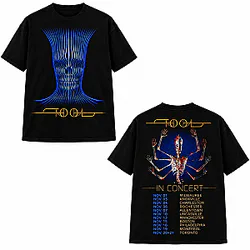 Multi-Arm Skeleton In Concert Tour LA2109 Tool Band T-Shirt