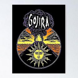 gojira, music, heavy metal, gojira logo, tool band, Poster RB1911