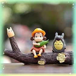 Anime Totoro Miniatures Miyazaki Kawaii Fairy Garden Mini Ornament