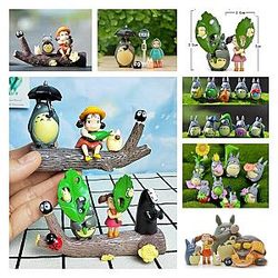 Totoro Anime Miniatures Miyazaki Decorative Accessories