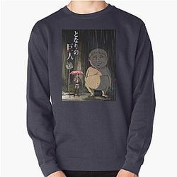 Totoro Sweatshirts - attack on totoro Pullover Sweatshirt RB2607