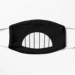 Totoro Face Masks - Totoro frown Flat Mask RB2607