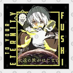 To Your Eternity Posters - Fushi Yellow TYE Poster