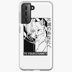 To Your Eternity Cases - Fushi and Joan Black &amp; White  Samsung Galaxy Soft Case