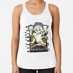 To Your Eternity Tank Tops - Fushi TYE White Racerback Tank Top