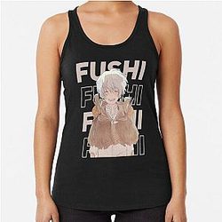 To Your Eternity Tank Tops - Fushi Smile Racerback Tank Top