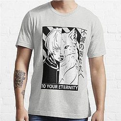 To Your Eternity T-Shirts - Fushi and Joan Black &amp; White T-Shirt