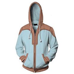 Anime To Your Eternity Tonari Cosplay 3D Printed Zip Up Jacket