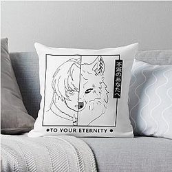 To Your Eternity Pillows - Fushi and Joan Throw Pillow