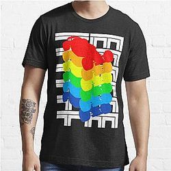 TrackMania United Forever Colors PopArt (White Logo) Essential T-Shirt