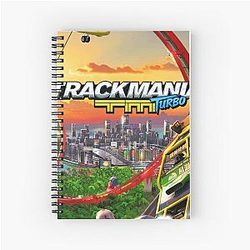Turbo Trackmania Spiral Notebook