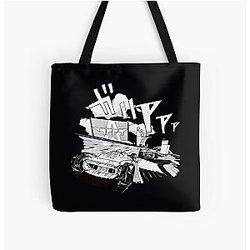 Initial D like Trackmania -  Downhill pursuit Essential 		 All Over Print Tote Bag