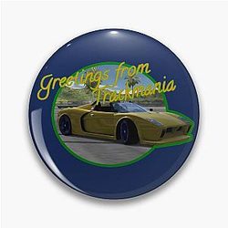 Greetings from trackmania Pin