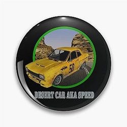 Desert Car Trackmania Pin