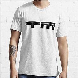 TrackMania Game Logo Minimal Black Essential T-Shirt