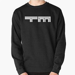 TrackMania Game Logo Minimal White Pullover Sweatshirt