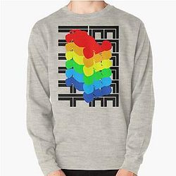 TrackMania United Forever Colors PopArt (Black Logo) Pullover Sweatshirt