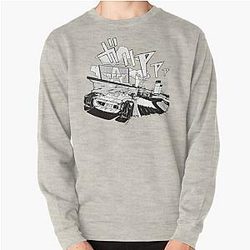 Initial D like Trackmania -  Downhill pursuit Pullover Sweatshirt