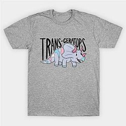 Trans Flag T-Shirts - Trans-ceratops T-shirt TP0812