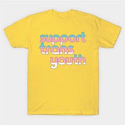 Trans Flag T-Shirts - Support Trans Youth ))(( Transgender Flag Design T-shirt TP0812