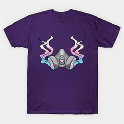 Trans Flag T-Shirts - Trans Gas Mask T-shirt TP0812