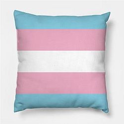 Trans Flag Pillows - Transgender Pride Flag Pillow TP1208