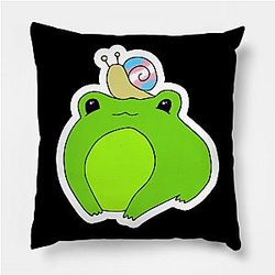 Trans Flag Pillows - transgender pride frog Pillow TP1208