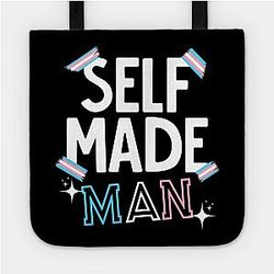 Trans Flag Bags - Self Made Man Trans Transgender Flag Pride Bag TP1208