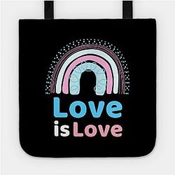 Trans Flag Bags - Love is Love Trans Pride Flag Bag TP1208
