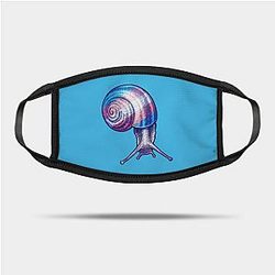 Trans Flag Face Masks - Trans Snail Mask TP1208