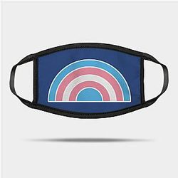 Trans Flag Face Masks - Transgender rainbow Mask TP1208
