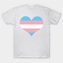 Trans Flag T-Shirts - Transgender Pride Flag T-shirt TP0812