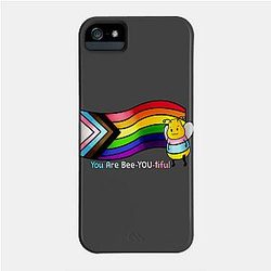 Trans Flag Cases - You Are Bee-YOU-tiful T-Shirt - Trans Version Phone Case TP1208