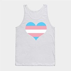 Trans Flag Tank Tops - Transgender Pride Flag Tank Top TP0812