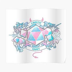 Transgender Posters - LGBT RPG - Chaotic Trans Poster RB0403