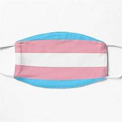 Transgender Face Masks - Trans Flag Flat Mask RB0403
