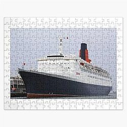 Transgender Puzzles - Cruise Liner. Queen Elizabeth 2. QE2. QEII, Transatlantic.   Jigsaw Puzzle RB0403