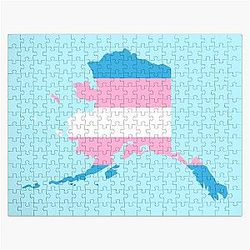 Transgender Puzzles - Alaska Trans Pride Jigsaw Puzzle RB0403