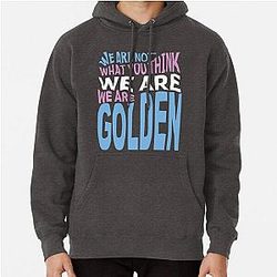 Transgender Hoodies - We Are Golden - Trans Pullover Hoodie RB0403
