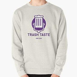 Trash taste retro logo Pullover Sweatshirt RB2709