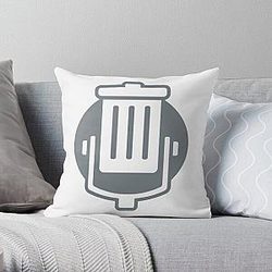 Trash Taste Silver! Throw Pillow RB2709