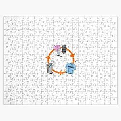 Trash Taste Podcaster  Jigsaw Puzzle RB2709