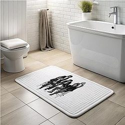 Traveling Wilburys - Five Musical Legends Traveling Wilburys Bath Mats
