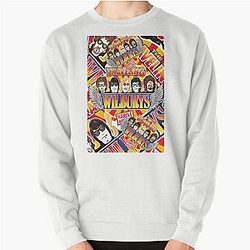 Vintage Traveling Wilburys inspired collage art rock poster sweatshirt