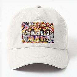 Vintage Traveling Wilburys inspired collage pop art Dad Hat