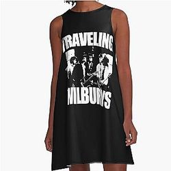 Folk rock band the Travelling Wilburys A-Line Dress