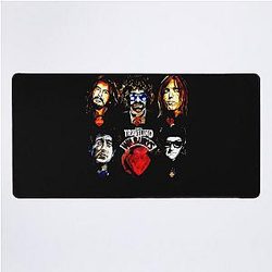 Folk rock musician traveling Wilbury desktop mat